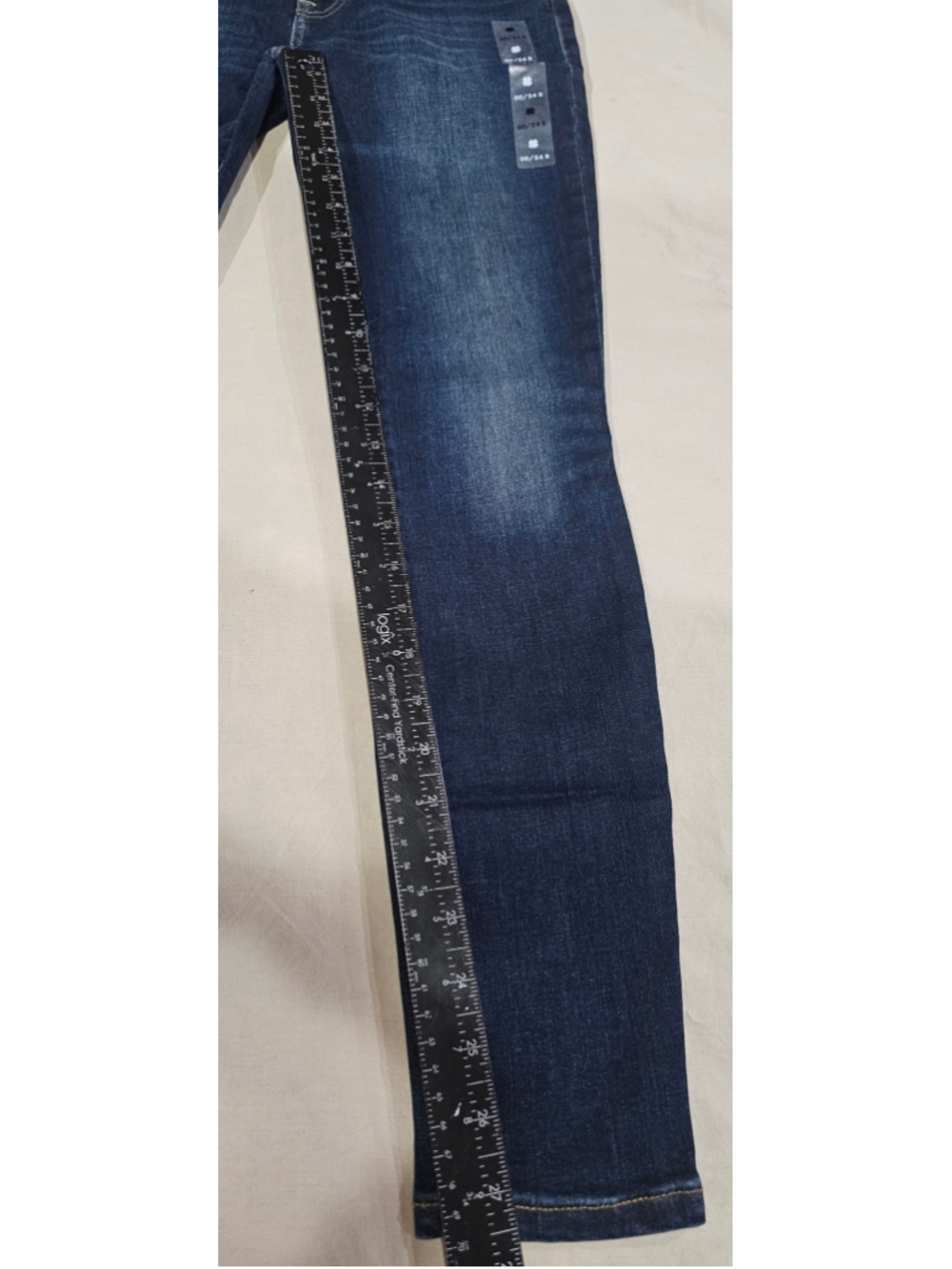 Women's Lucky Brand Mid Rise Super Skinny Jeans Size 00 Blue - Picture 5 of 6